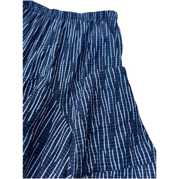 DRESS TO KILL by Jane Mohr Wide-Leg Harem Pants, Navy/Gray Striped, Size 1 - Picture 6 of 16